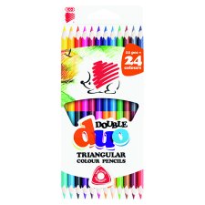 ICO Triangular Coloured Pencil Set 12 pcs