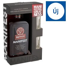 Jägermeister Manifest gyógynövénylikőr 2 pohárral 38% 0,7 l