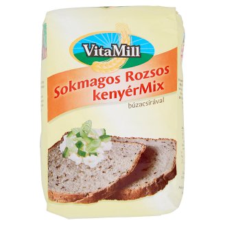 VitaMill sokmagos rozsos kenyérMix búzacsírával 1 kg