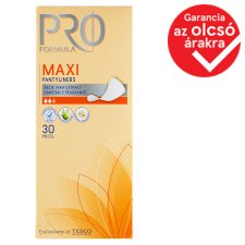 Tesco Pro Formula Maxi Aloe Vera and Camomile Pantyliners 30 pcs