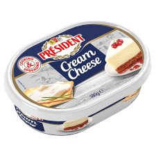 Président Cream Cheese natúr sajtkrém ízű szendvicskrém 180 g