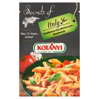 Kotányi Secrets of Italy paradicsomos-bazsalikomos pesto fűszerkeverék 20 g