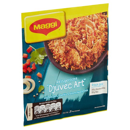 Maggi Rice with Meat and Vegetables Base - for Lovers of Balkan Taste 31 g