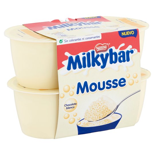 Nestlé Milkybar Mousse fehér csokoládé ízű habkrém 4 x 55 g