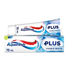 Aquafresh Plus Visible White fluoridos fogkrém 75 ml