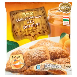 Tesco gyorsfagyasztott sárgabarackízes derelye 600 g
