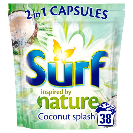 Surf Coconut Splash Washing Capsules 38 Washes 916 g