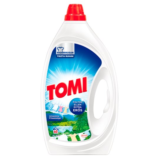 Tomi Max Power Amazónia Frissessége mosószer fehér és világos textíliákhoz 60 mosás 3 l