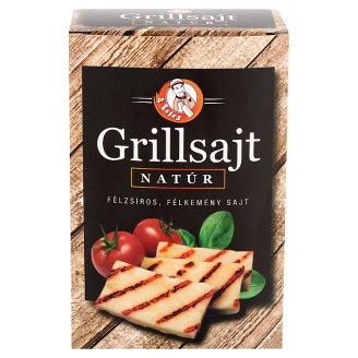A Tejes félzsíros, félkemény, natúr grillsajt 220 g