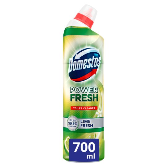 DOMESTOS Power Fresh Total Hygiene Lime Fresh fertőtlenítő hatású WC tisztító gél 700 ml