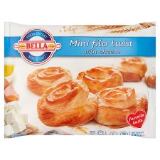 Bella gyorsfagyasztott sajtos mini burek 480 g