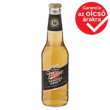 Miller Genuine Draft világos sör 4,7% 330 ml