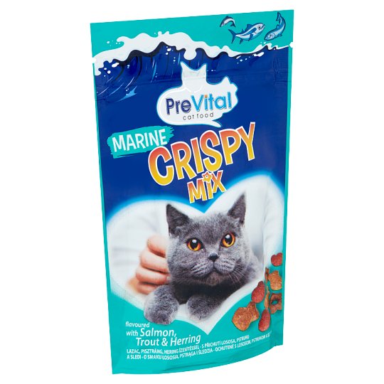 PreVital Crispy Mix Treats for Cats Flavored with Fish 60 g Tesco
