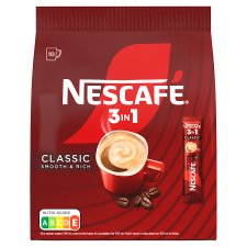 Nescafé 3in1 Classic Smooth & Rich azonnal oldódó kávéspecialitás 10 x 16,5 g (165 g)