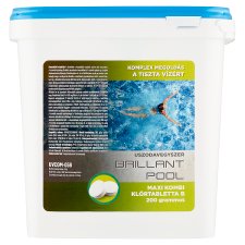 Brillant Pool Maxi kombi klórtabletta B 200 grammos uszodavegyszer 5 kg