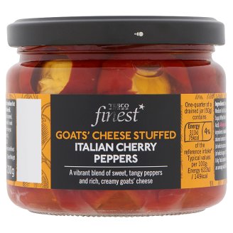 Tesco Finest kecskesajttal töltött cseresznyepaprika 290 g