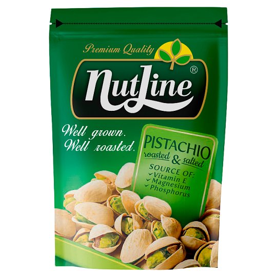NutLine pörkölt, sózott, héjas pisztácia 130 g