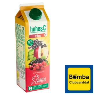 Hohes C Plus+ Antioxidáns Red Multivitamin 100% vegyes gyümölcsital 1 l