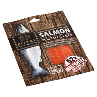 Royal Premium hidegen füstölt lazacfilé szeletek 100 g