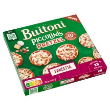 Buitoni Piccolini Quick-Frozen Mini Pizza with Bacon, Mozzarella and Edam Cheese 9 x 27 g (243 g)