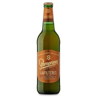 Staropramen világos szűretlen búzasör 5% 0,5 l
