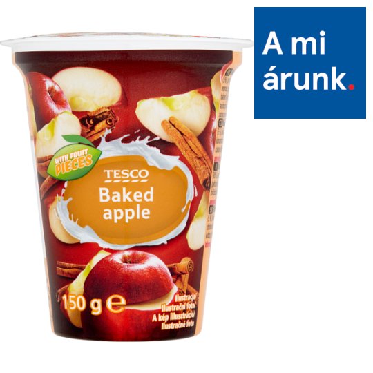 Tesco almás joghurt 150 g