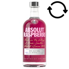 Absolut természetes málna ízesítésű vodka 38% 700 ml