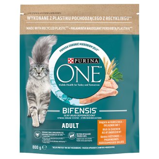 Purina One Adult Cat csirkében és teljes kiőrlésű gabonákban gazdag száraz macskaeledel