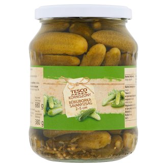Tesco bébiuborka savanyúság 2-5 cm 680 g