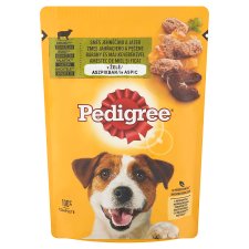 Pedigree teljes értékű nedves eledel felnőtt kutyák részére bárány, máj keverékével aszpikban 100 g