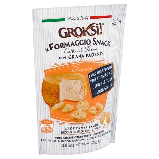 Groksí! ropogós, korong alakú sajt snack 24 g