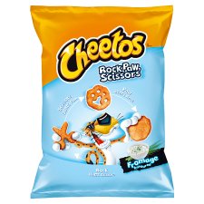 Cheetos Rock, Paw, Scissors tejfölös ízű kukoricasnack 85 g