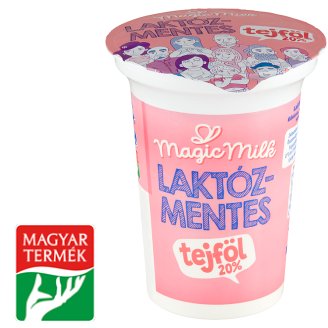 Magic Milk élőflórás laktózmentes tejföl 20% 325 g