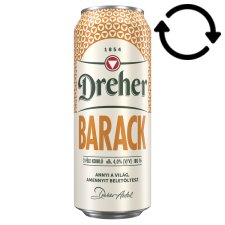 Dreher Barack világos sör és barack ízű ital keveréke 4% 0,5 l