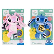 Clementoni Disney Stitch Angel plüss csörgővel és rágókával