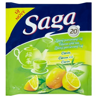 Saga Citrom zöld tea 20 filter