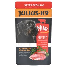 Julius-K9 Super Premium teljes értékű eledel felnőtt kutyák számára marhával 125 g