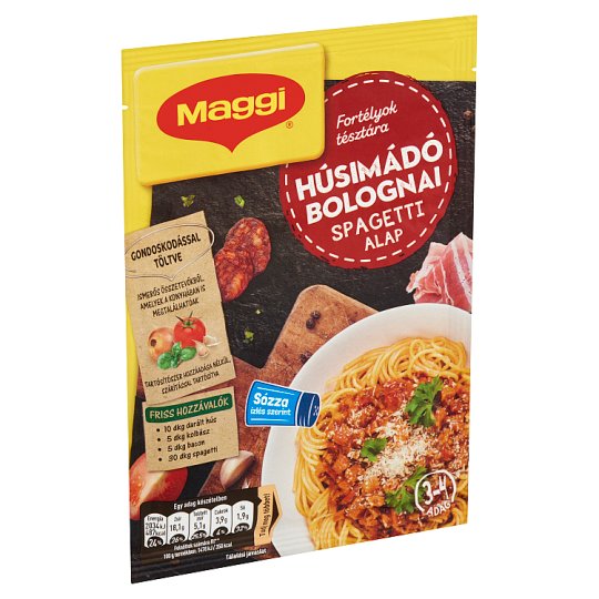 Maggi Fortélyok tésztára Húsimadó Spaghetti Bolognese Base 40 g