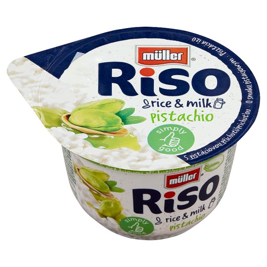 Müller Riso tejberizs desszert pisztácia ízű készítménnyel 200 g