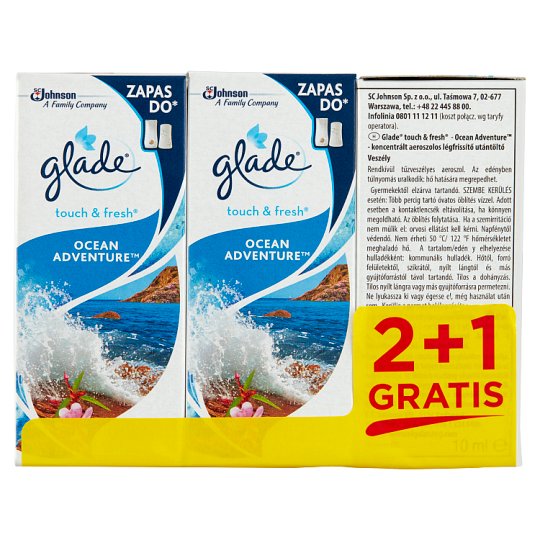 Glade Touch & Fresh Ocean Adventure Concentrated Aerosol Air Freshener