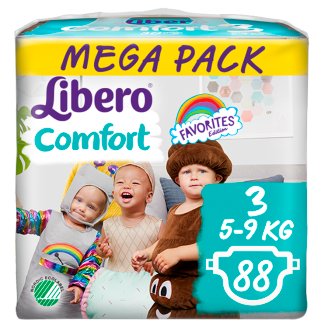 Libero Comfort 3 5-9 kg prémium pelenkanadrág 88 db