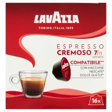 Lavazza Espresso Cremoso Ground Roasted Coffee in Capsules 16 x 8 g (128 g)