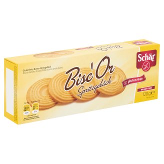 Schär Bisc'Or gluténmentes vajas keksz 120 g