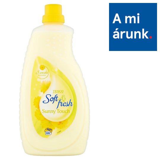 Tesco Soft & Fresh Sunny Touch textilöblítő koncentrátum 66 mosás 2 l