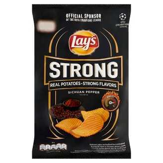 Lay's Strong szecsuáni bors ízű burgonyachips 77 g