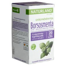 Naturland Peppermint Leaf Herbal Tea 20 Tea Bags 30 g