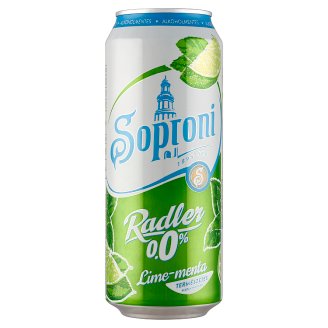 Soproni Radler lime-mentás alkoholmentes sörital 0,5 l