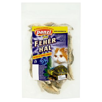 Panzi Pet fehér hal macska- és teknőscsemege 400 ml