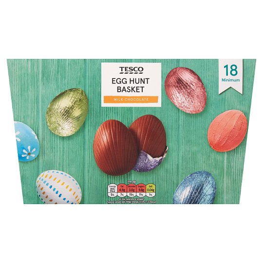Tesco Basket of Milk Chocolate Eggs 340 g Tesco Online, Tesco From Home