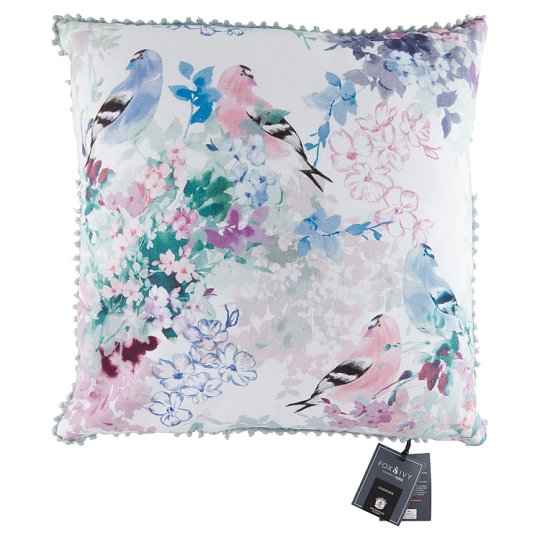 Fox & Ivy Cushion 48 cm x 48 cm Tesco Online, Tesco From Home, Tesco Doboz
